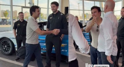 Checo Pérez regresa a la acción: realizó su primera visita a la fábrica de Cadillac