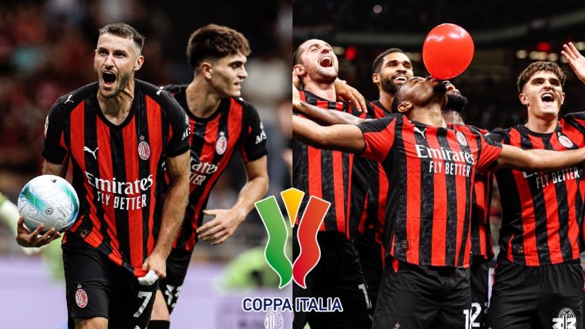 Santiago Gimenez rompe la sequía y anota en la goleada del Milan al Lecce por Copa Italia | VIDEO