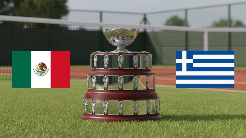 México se enfrenta a Grecia en Copa Davis 2026: duelo ante Tsitsipás por el pase elite