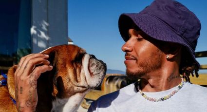 Lewis Hamilton lamenta la muerte de su perro Roscoe y honra su amistad: "Fue un angel”