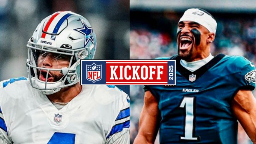 Eagles vs Cowboys: ¿A qué hora y dónde ver el partido inaugural de la NFL 2025?
