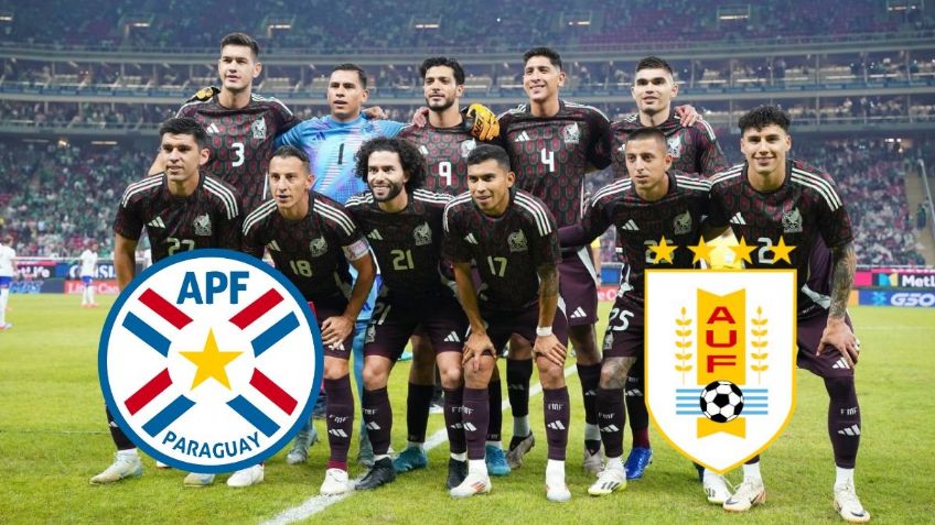 Paraguay y Uruguay, posibles rivales de la Selección Mexicana en la Fecha FIFA de noviembre