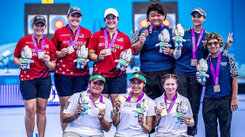 México gana su primera medalla de oro en la historia de los Mundiales de Tiro con Arco | VIDEO