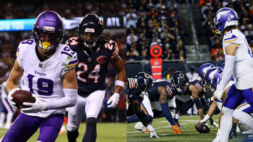 NFL: Minnesota Vikings remonta y vence a Chicago Bears en el primer Monday Night Football