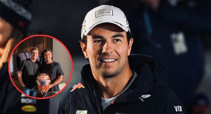 F1 2026: Verstappen se reúne con Checo Pérez y le regala un casco con emotiva dedicatoria
