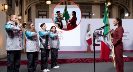 Claudia Sheinbaum abandera a delegación mexicana que participará en los JJOO Milano Cortina 2026