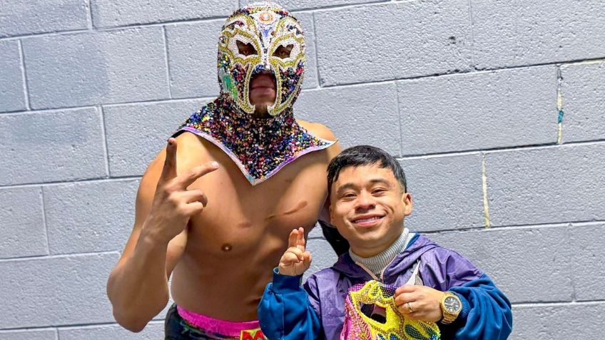 De La Casa de los Famosos al CMLL: Abelito visita la Arena México y se transforma en Titán