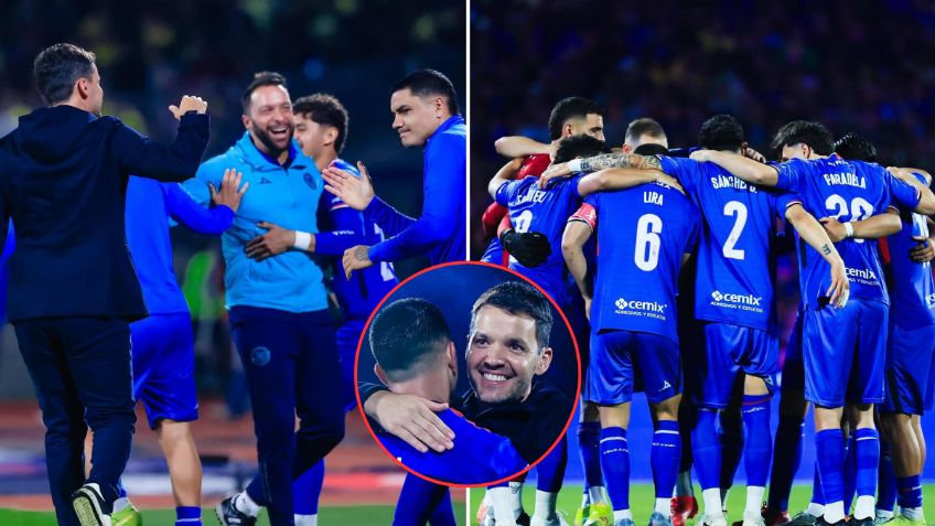 ¿Indirecta a Vicente Sánchez? Nicolás Larcamón destaca la unión dentro de Cruz Azul | VIDEO