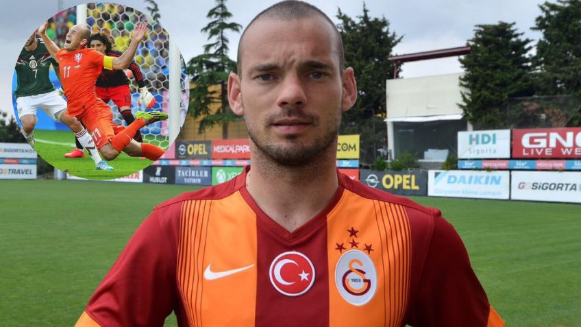 Wesley Sneijder confiesa que "no era penal" sobre Robben ante México en Brasil 2014: "Déjenlo ir"