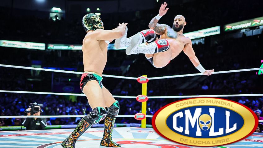 CMLL: Ricochet retiene el campeonato nacional de AEW en arduo combate contra Titán
