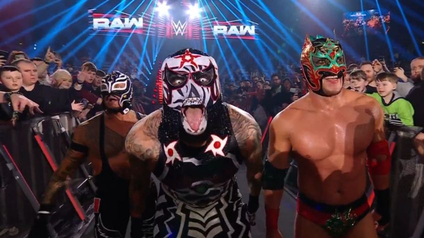 WWE RAW: Penta, Rey Mysterio y Dragon Lee ganan en Irlanda; entrarán al Royal Rumble 2026