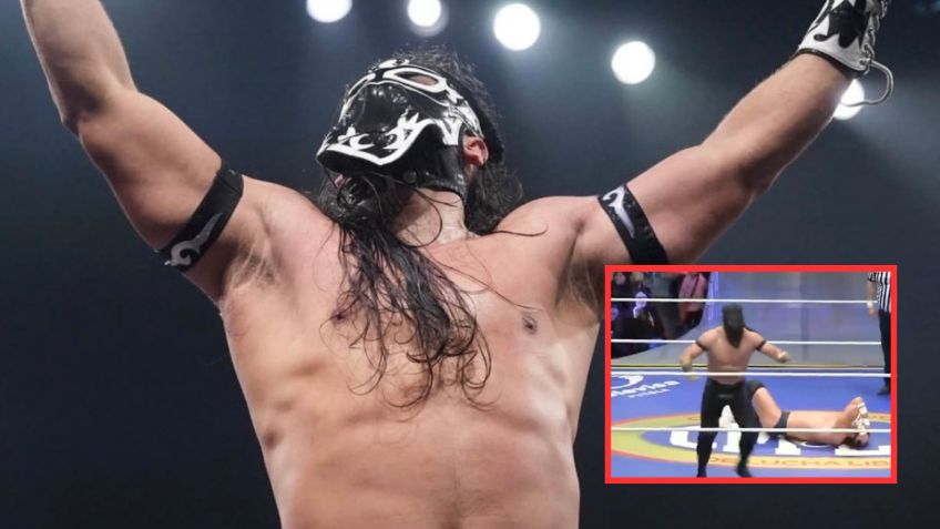 CMLL: Bandido debuta en la Arena Puebla con espectacular victoria ante Ángel de Oro