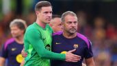 Foto ilustrativa de la nota titulada: Hansi Flick confirma el fichaje de Marc-André ter Stegen por Girona: “Le deseo lo mejor”
