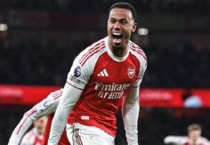 Foto ilustrativa de nota Champions League: Arsenal mantiene el invicto con doblete de Gabriel Jesus ante Inter