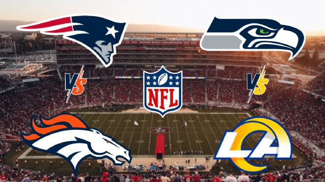 Foto ilustrativa de nota ¿Dónde ver Broncos vs Patriots y Seahawks vs Rams por las Finales de Conferencia en NFL?