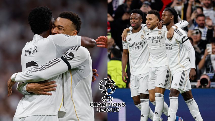 Con Mbappé y Vinicius intratables, Real Madrid golea a Mónaco en la Champions League