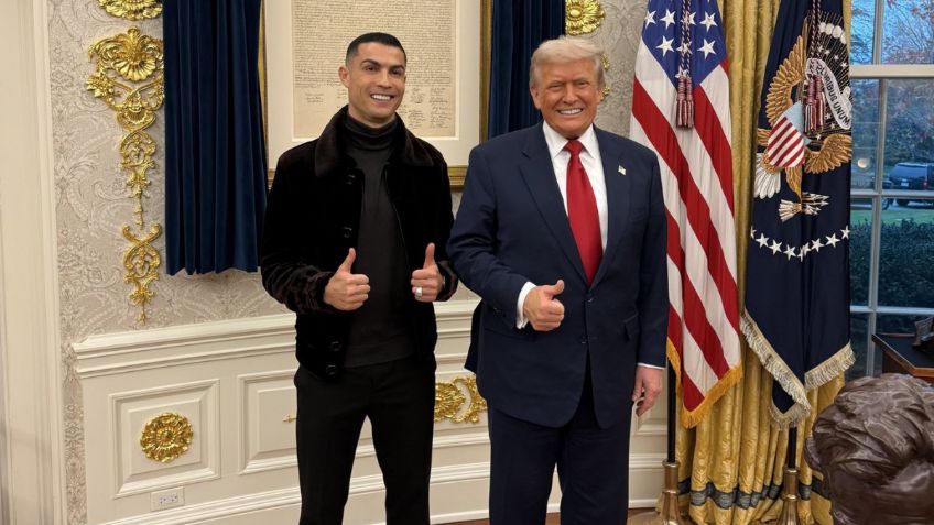 Donald Trump presume encuentro con Cristiano Ronaldo en La Casa Blanca | FOTO