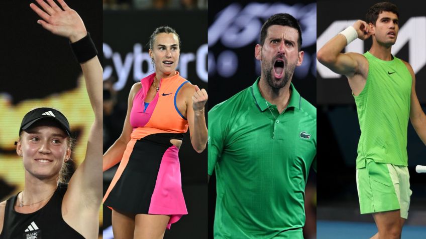 ¿Dónde ver las Finales del Australian Open 2026? Alcaraz vs Djokovic y Sabalenka vs Rybakina