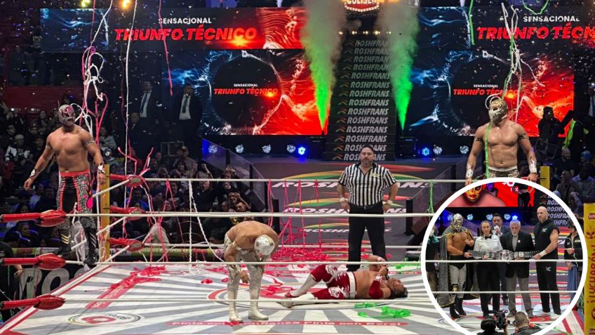 CMLL: Neón regresa con triunfo a la Arena México; Xelhua cae por el título ante Claudio Castangoli