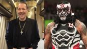 Foto ilustrativa de la nota titulada: WWE: Penta le regala su máscara a Julio Preciado, exponente del regional mexicano | FOTO