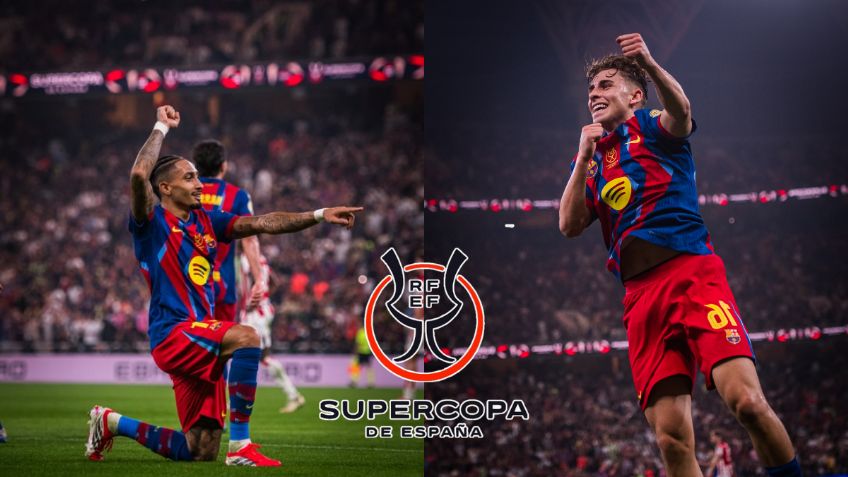 Barcelona aplastó al Athletic Club y es finalista de la Supercopa de España con goleada histórica