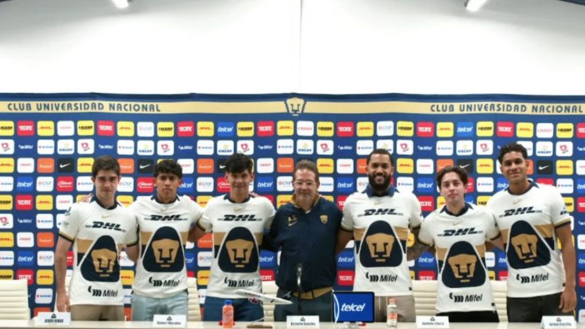 Pumas presenta a sus refuerzos para el Clausura 2026: "El objetivo es ser campeón"