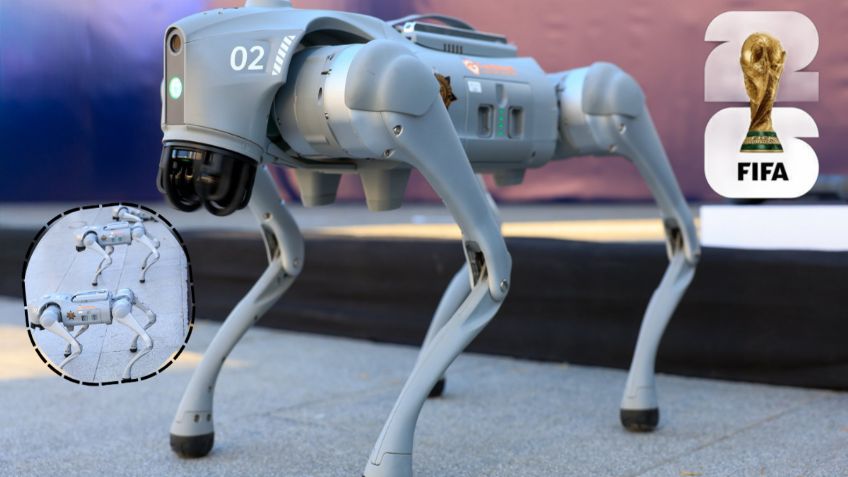 Perros Robot patrullarán el Estadio de Monterrey en el Mundial 2026 y en juegos de Rayados