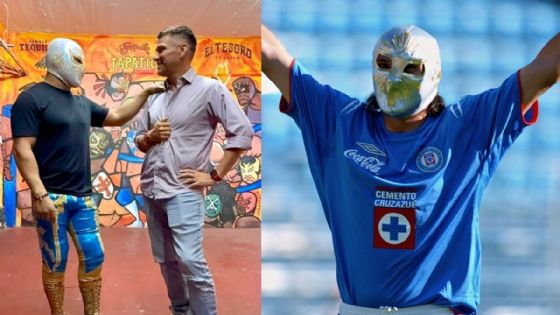 Gabriel Pereyra se reencuentra con Místico, el ídolo del CMLL que inspiró su apodo en la Liga MX
