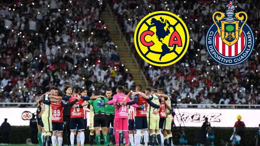 La curiosa razón por la que jugadores de Chivas y América se abrazaron en un Clásico Nacional