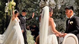 Foto que representa a ¡Cupido los flechó! Jesús Gallardo y Orquídea Garza se casaron; así fue la boda | VIDEO