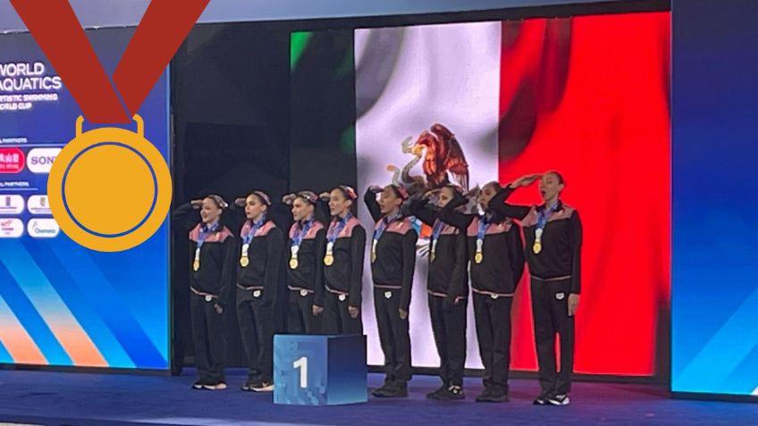 ¡Orgullo nacional! México domina la Copa del Mundo de Natación Artística con oro y dos platas