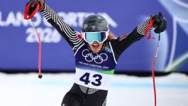 Foto que representa a Mexicana Sarah Schleper es eliminada en Milan-Cortina por un milímetro