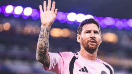 Foto que representa a ¿De tal palo, tal astilla? Lionel Messi celebra GOL de su hijo Mateo en el Inter Miami | VIDEO