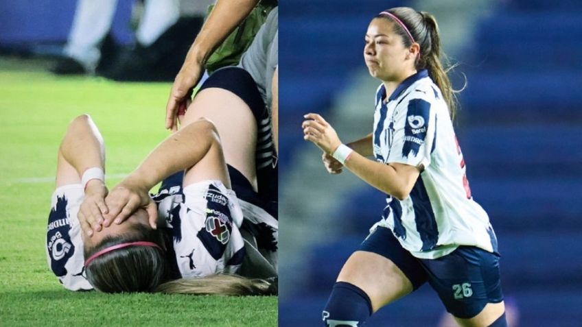 Katty Martínez, baja de Rayadas por rotura de ligamento cruzado: “Volveré más fuerte que nunca”
