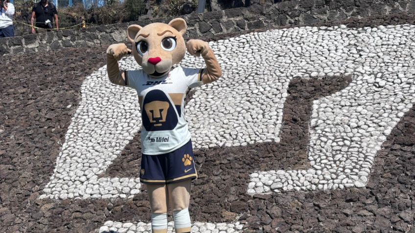 Así luce Goya, la nueva mascota de Pumas Femenil que enamoró a la afición | VIDEO