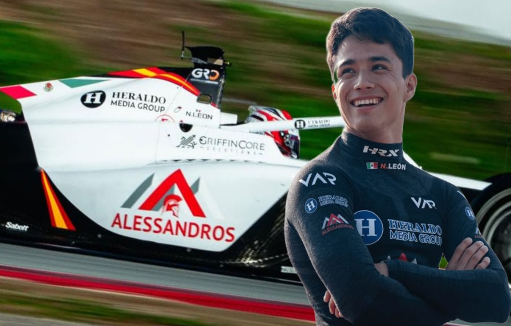 F2: Noel León, piloto de Alessandros Racing, termina pretemporada en Barcelona con gran rendimiento