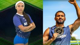Foto que representa a Exatlón México: Natali Brito reta a "Doberman" Aguilera; regreso desata conflicto entre los azules