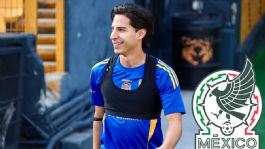 Foto que representa a Diego Lainez, molesto por no ser convocado por Javier Aguirre; ¿se despide del Mundial 2026?