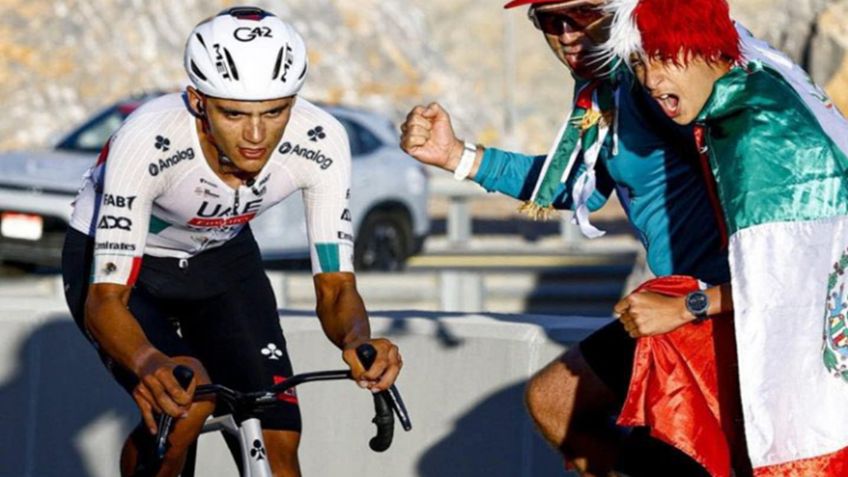 Isaac del Toro asegura el segundo lugar general en la etapa 5 del UAE Tour 2026 | VIDEO
