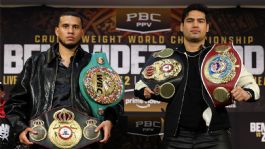 Foto que representa a David Benavidez sentencia al Zurdo Ramírez en su primer careo: "Seré la cara del boxeo" | VIDEO