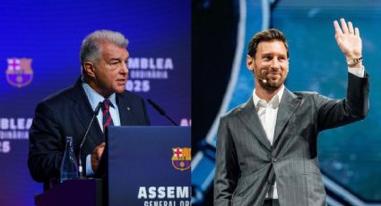 Joan Laporta honra el legado de Lionel Messi, pero asegura que su relación “está perjudicada”