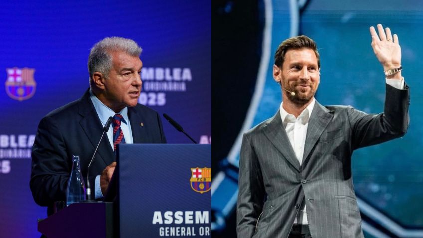 Joan Laporta honra el legado de Lionel Messi, pero asegura que su relación “está perjudicada”