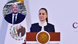Foto que representa a Sheinbaum agradece a Infantino por validar a México como anfitrión del Mundial 2026: “No hay cambio”