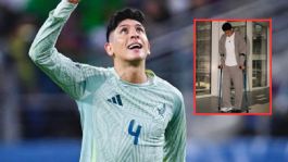 Foto que representa a Edson Álvarez reaparece en muletas tras operación; comparte FOTOS de su rehabilitación