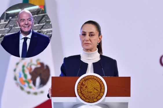 Foto de: Sheinbaum agradece a Infantino por validar a México como anfitrión del Mundial 2026: “No hay cambio”