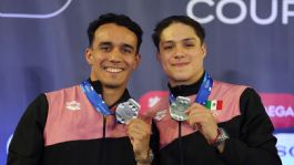 Foto que representa a ¡Medalla para México! Osmar Olvera y Juan Celaya se llevan la plata en el Mundial de Clavados 2026