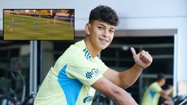 Foto que representa a Thiago Espinosa ilusiona al América; marcó GOLAZO con el equipo Sub-21 |  VIDEO