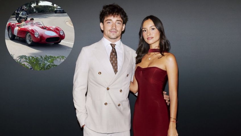 Charles Leclerc y Alexandra Saint Mleux se casaron; recorrieron Mónaco en un Ferrari | VIDEO