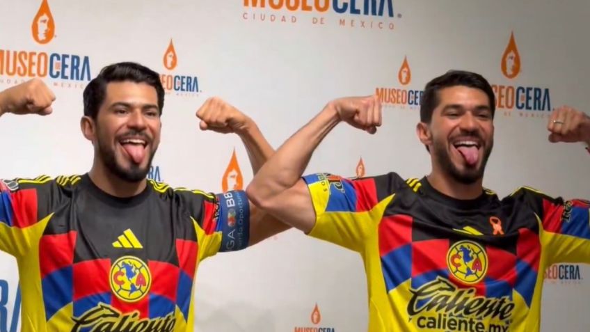 Henry Martín ya es inmortal: Devela su figura de cera y lanza promesa al América