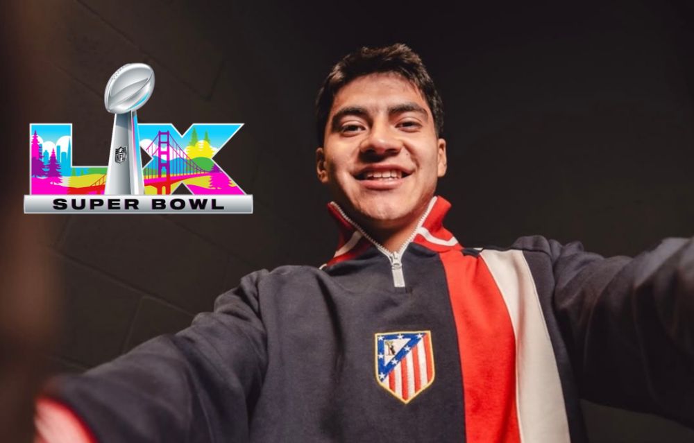 Obed Vargas predice al ganador del Super Bowl LX; Atlético de Madrid realizó dinámica | VIDEO